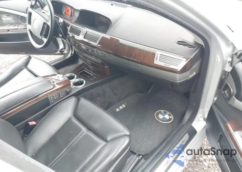 2005 BMW 745Li из США, поврежденный, VIN WBAGN63505DS59594